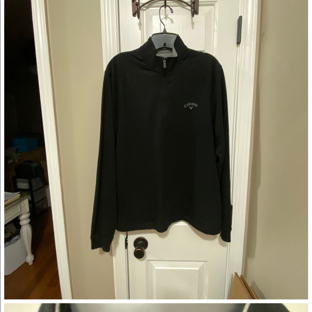 Men’s size small black Callaway pull over